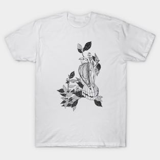 Owl and Leaves T-Shirt